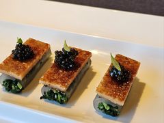 鱼子酱脆皮野菜松板肉-上海滩餐厅(BFC外滩金融中心店)
