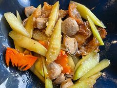 芥兰炒脆猪肉-食肆&Fourteen(武林夜市店)