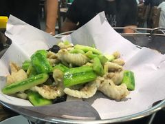 巴鱼炒胜瓜-飞尝蚝·顺德菜·鱼生(顺德总店)