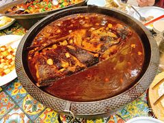 宝轩招牌鱼头泡饼-宝轩渔府·老字号海鲜·正宗津菜(水上店)