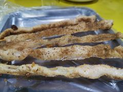 童年鸡肉串-老红桥炸灌肠牛肚锅烧烤(定福庄店)