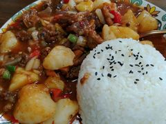 -歹歹的加个面过油肉拌面