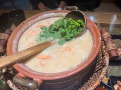 鲜虾干贝粥-潮十三潮汕砂锅粥(高新四路大都荟店)