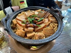 砂锅猪肉炖清水粉条-百花人家(清水田园店)