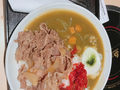 青咖喱玉子牛肉饭-吉野家(上海美罗城店)