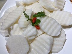 水爆山药-京门老爆三·铜锅涮肉 爆肚(望京店)