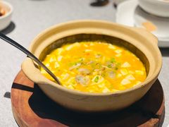 鲜蛤蜊韭黄烧豆腐-子福慧·现代淮宴(陆家嘴中心店)