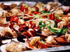 油泼扇贝-虾宝贝胶东海鲜·渔家菜(小西天店)