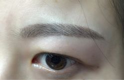 韩式半永久根状眉-平萍纹绣韩式半永久定妆
