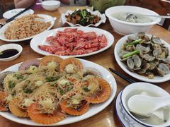 蒜蓉粉丝蒸扇贝-明记海鲜大排档(巽寮湾店)