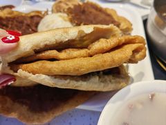 牛舌饼夹糖油饼-黑窑厂糖油饼烤鸭·清真菜(旗舰店)