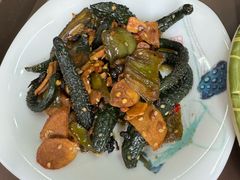 酱黄瓜咸菜-穆得·老周家牛肉烧饼(普利街店)