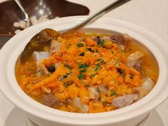 年菜黄椒芋儿蒸牛坑腩-香乐园·淮扬菜中餐厅·Shang Garden(福田香格里拉店)