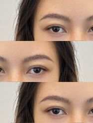 点击看大图 -杨益美学·野生眉半永久纹眉发际线