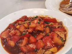 番茄炒肉-旭璟酒家·传统粤菜·湘菜(逸景路店)