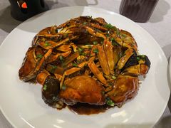 毛蟹炒年糕-新光酒家·河豚·海鲜·蟹料理(浦东店)
