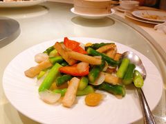 铁棍山药炒芦笋-利苑酒家(华熙国际店)