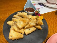 泰式芝麻煎豆腐-甜阿姨·天台花园私房菜(万松园店)