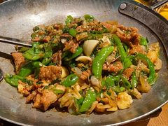 菜籽油炒超级小炒肉-老湘村·湖南土菜(天河维多利店)