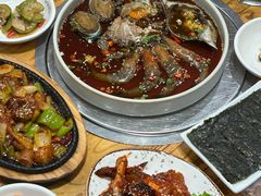 -草家酱蟹炭火烤肉店(珲春南路一店)