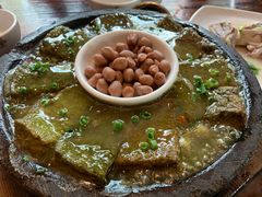 铁板野菜豆腐-农厨好味·温泉鹅·农家菜