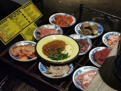 特色内脏九宫格拼盘-王歘歘·chuǎ火锅(五道营店)