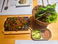 有机菜包梅花肉-延松朝鲜族料理