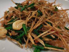 招牌芋丝炒河虾-百里鲜·闽南家宴·福建菜
