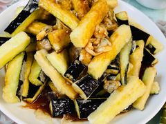 蛤蜊肉拌茄子-华春餐馆(鱼山路店)