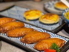 咸蛋黄酱香鸡翅-上楼私房菜(院士路店)