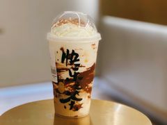 栗子麻薯鲜奶茶-LELECHA乐乐茶(美罗城店)