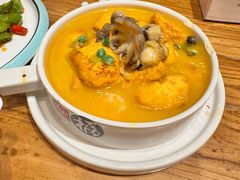 -东来菜馆•手抓海鲜家常菜•海鲜锅贴(鸽子窝店)