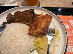 鱼香茄子鸡扒饭-大快活(丽丰店)