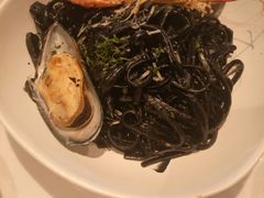 大虾海鲜墨鱼汁扁面-打趸BTC·Breaktime cafe(北京路店)