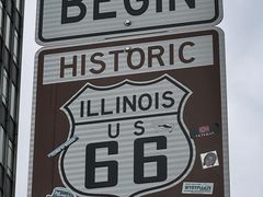 -66号公路起点牌