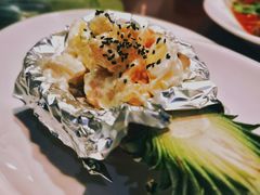 鳳梨明蝦球-一家亲台菜餐厅(银塘中路店)