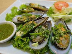 蚵仔煎青口贝-香蕉叶餐厅(是隆店)