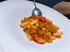 卜藕尖炒猪脚皮-润泽天·湘味家宴(岳麓山店)