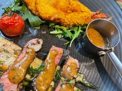 菲力牛排及香煎泰虾-安妮意大利餐厅(国贸店)