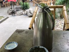 盖碗茶素茶-香园自助小火锅