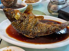 罾蹦鲤鱼-奥华餐厅·老张记(台基厂店)