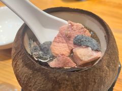 原汁椰子炖竹丝鸡-花溪雨·森林餐厅(石基店)