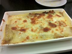 芝士焗杏鲍菇牛柳-和园餐厅