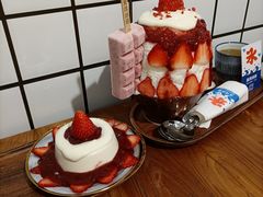 草莓抹茶冰-WONDER ICE 萬得冰田(建設路总店)