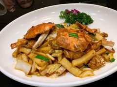 白蟹炒年糕-好兄弟郭巨海鲜(天一阁店)