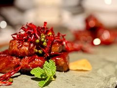 煎烹椒⿇澳洲⾁眼皇-广州文华东方酒店·江-由辉师傅主理