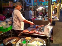 -原住民美食石板烤肉山猪肉