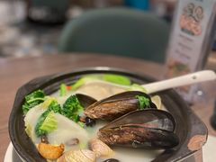 鲜贝鱼汤煮时蔬-港丽餐厅(来福士店)
