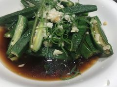 油淋秋葵-品大三·南京菜(大行宫店)
