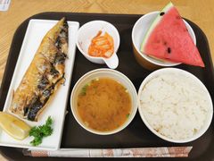 烤青花鱼定食-和风日本料理(腾飞园店)